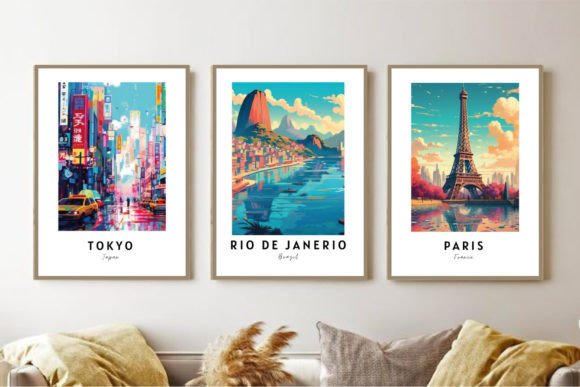 Download City Posters, Set of 3 PRINTABLES - Printable Collection