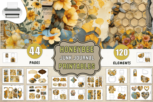 Download Honeycomb Junk Journal Printables - Printable Collection