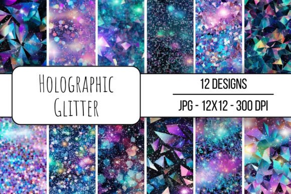 Download Holographic Glitter Seamless Pattern - Holo Collection
