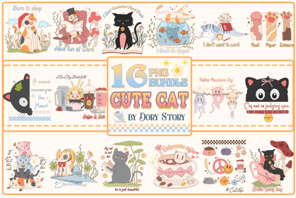 Download Cute Cat Sublimation Bundle - Cat sublimation bundle Collection