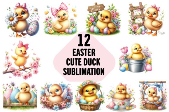 Download Cute Duck Clipart Easter - Premium Resources