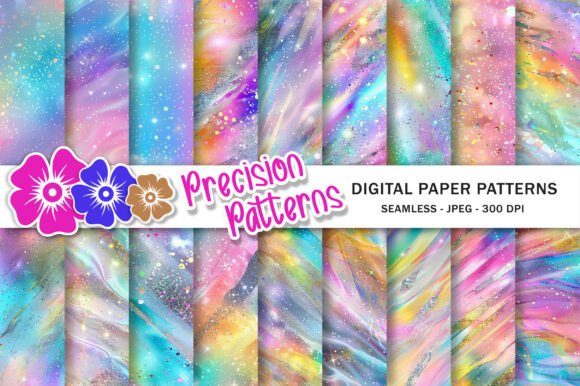 Download Pastel Rainbow Holographic Backgrounds - Holo Collection